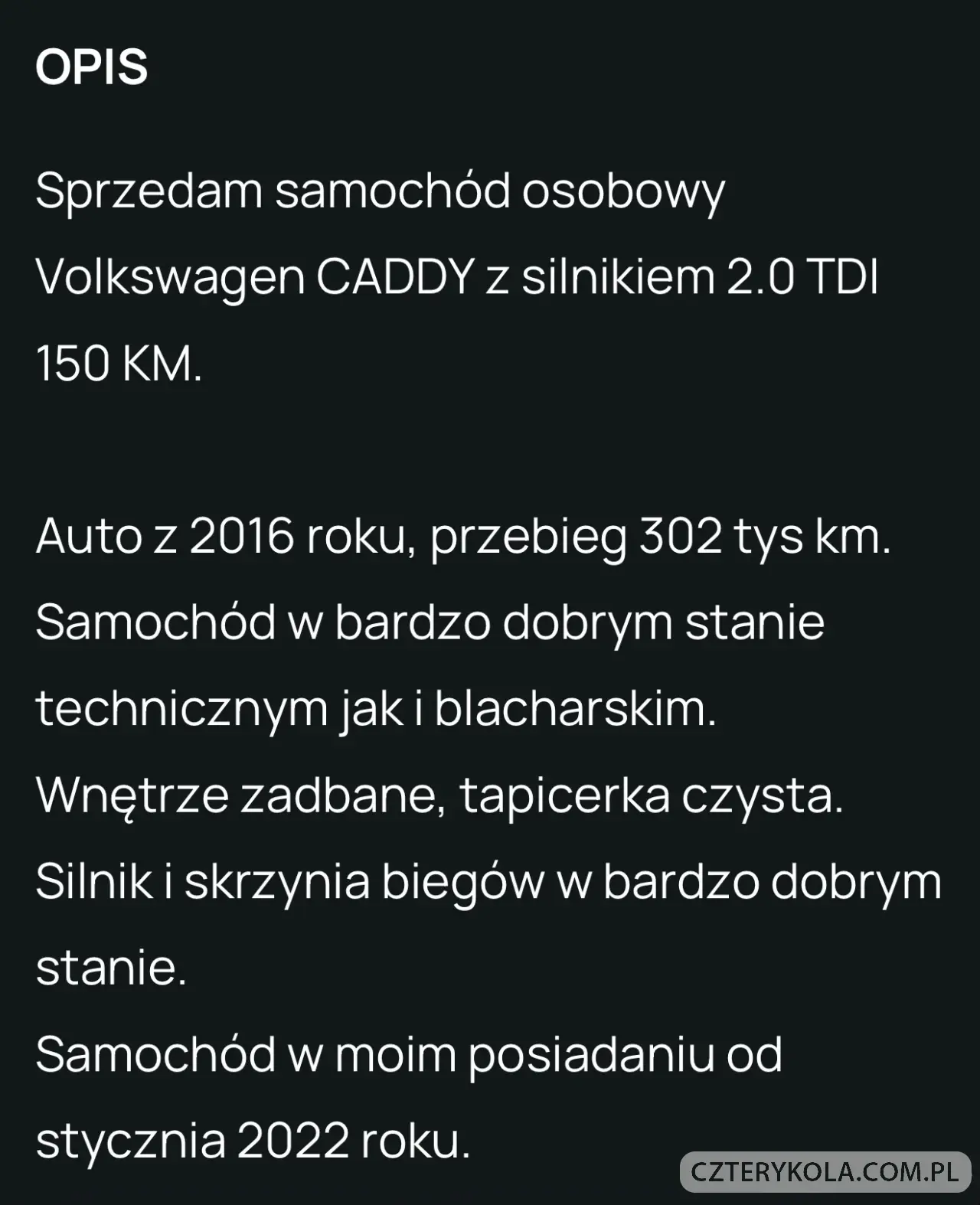 Volkswagen- Caddy- 2016 